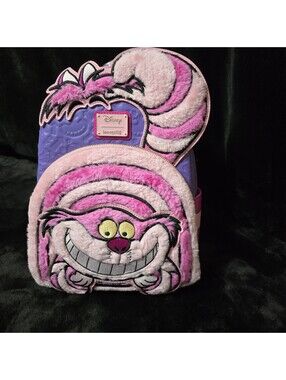 Loungefly Disney Cheshire Cat Cosplay Plush Backpack